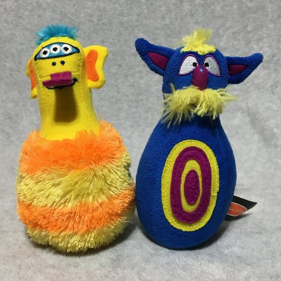 Melissa and Doug Monster Bowling Soft Plush Indoor Game 6 Pins 1 Ball - Picture 5 of 11